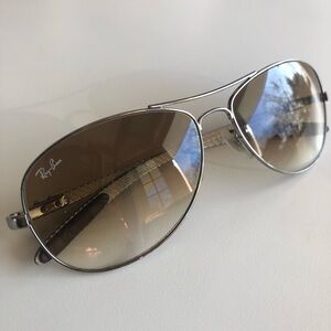 Ray-Ban Silver Aviator Sunglasses